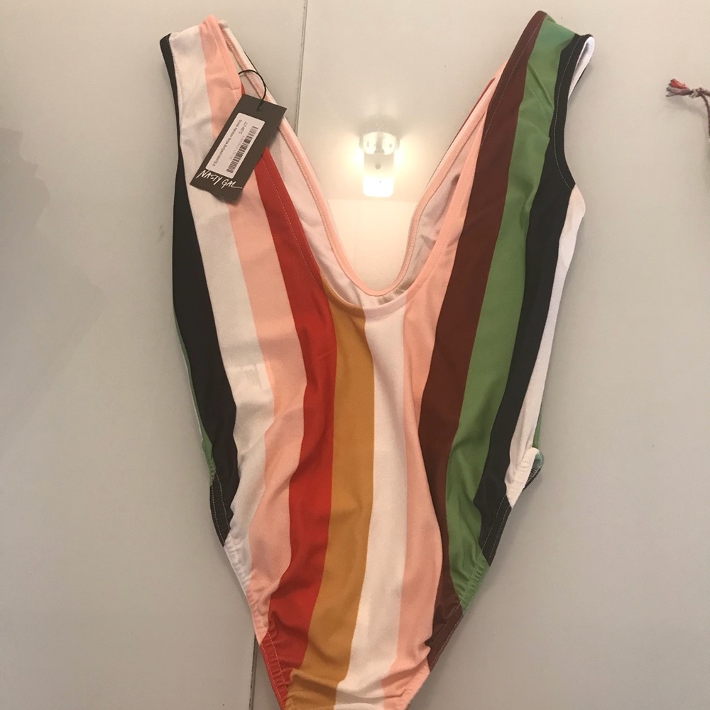 Nasty Gal give it to me strip bodysuit